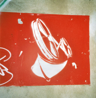 Montreal Graffiti: Stencil near Villeneuve, 2003 Montreal Graffiti: Stencil near Villeneuve, 2003
